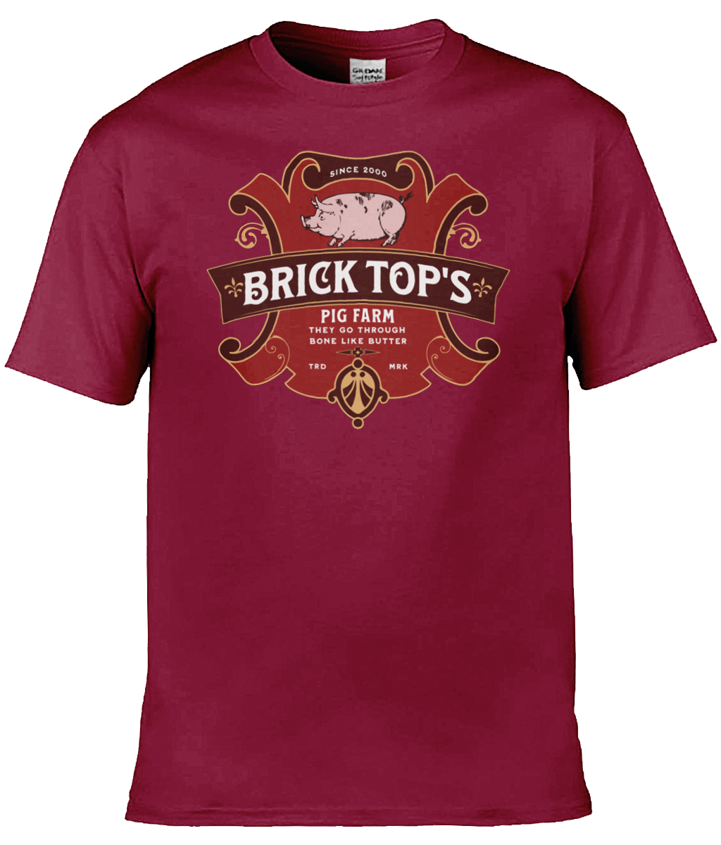 Brick Top's Pig Farm T-Shirt - Image 3