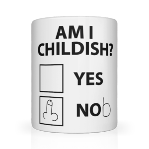 Childish White Mug