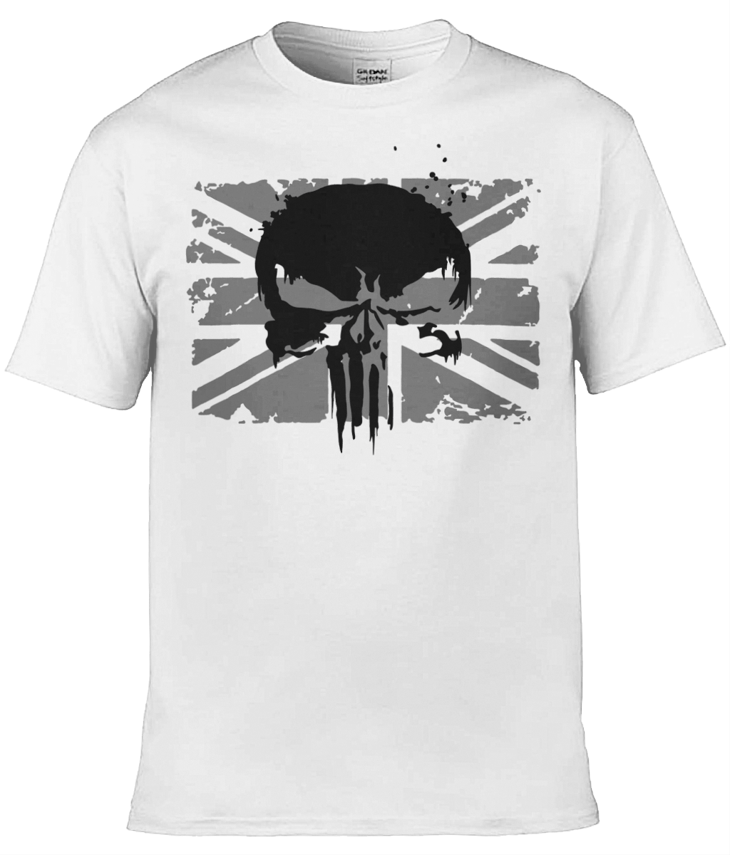 Punisher Skull UK T-Shirt - Image 2