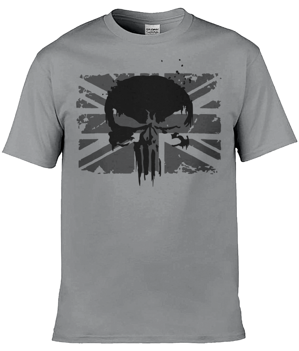 Punisher Skull UK T-Shirt - Image 3
