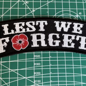 Rifles Lest We Forget Patch