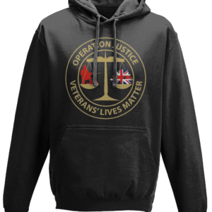 Operation Justice Classic Black Hoodie