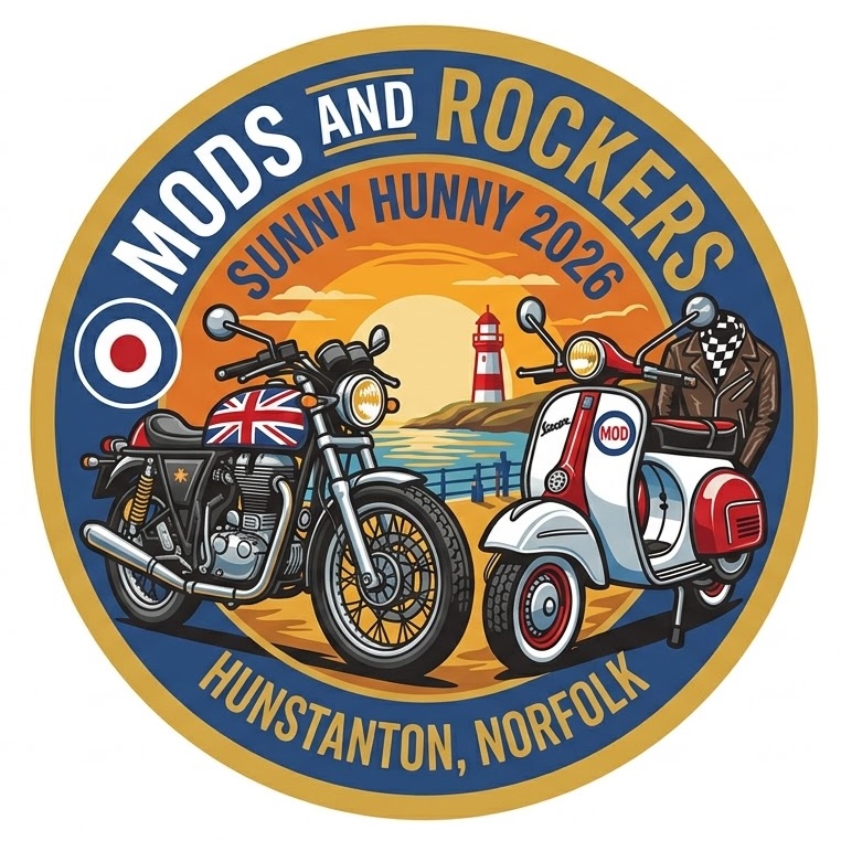 Mods & Rockers Hunstanton 2026 – Limited Edition Patch - Image 3